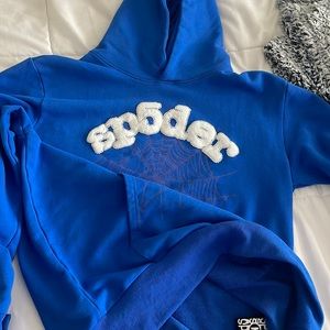 Sp5der hoodie (blue)
